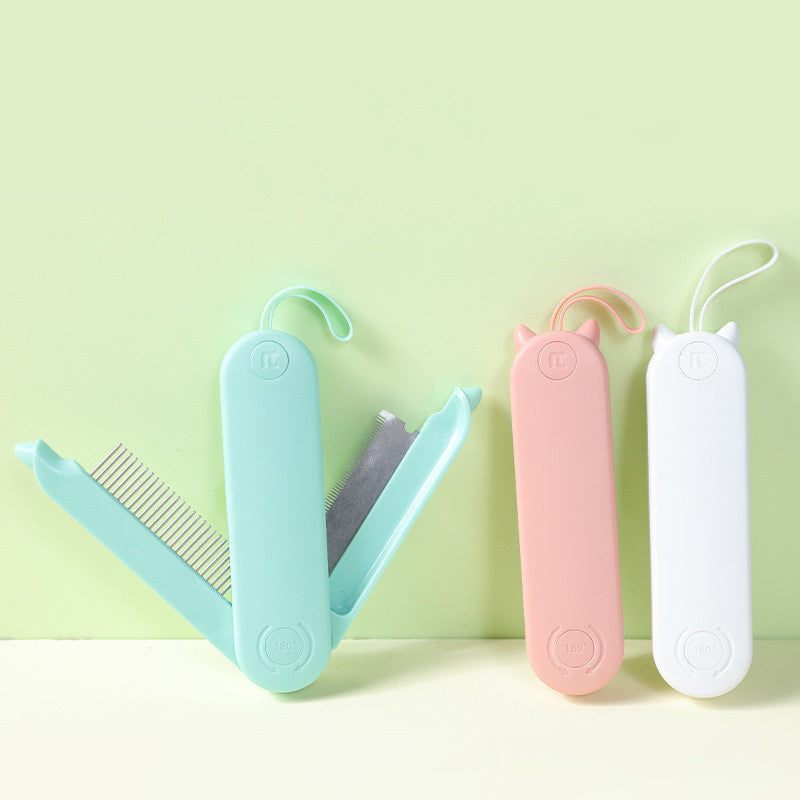 Pet Cat Hair Removal Dense Teeth Massage Comb