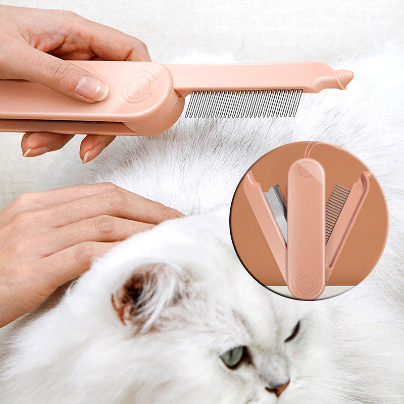 Pet Cat Hair Removal Dense Teeth Massage Comb