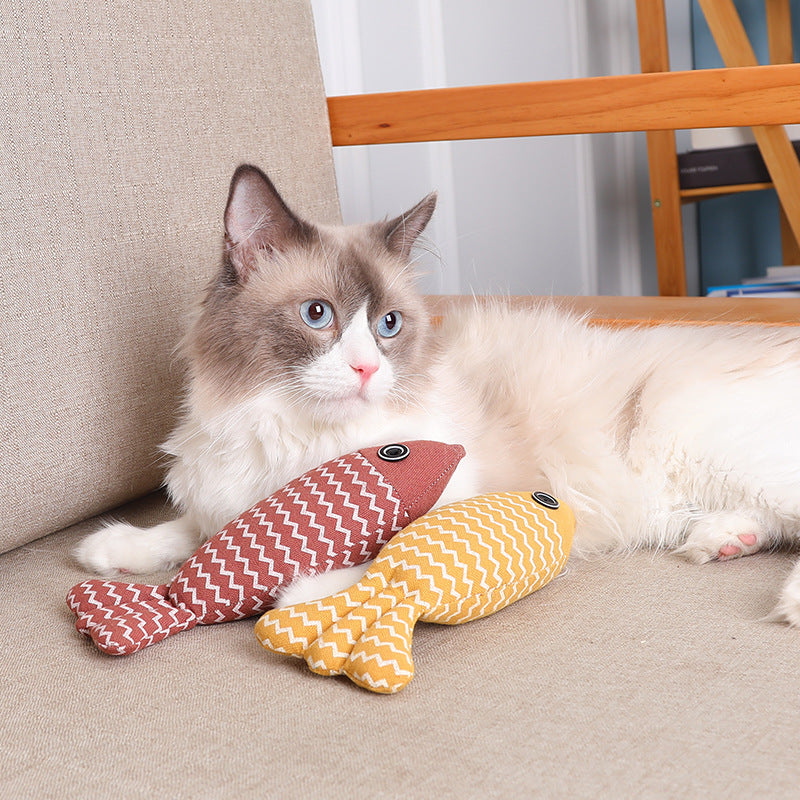 Bite Meow Fish Pillow