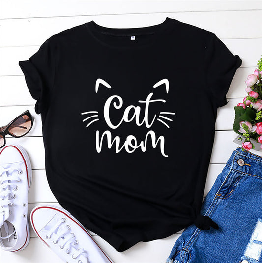 Cat Mom Cuddle Tee