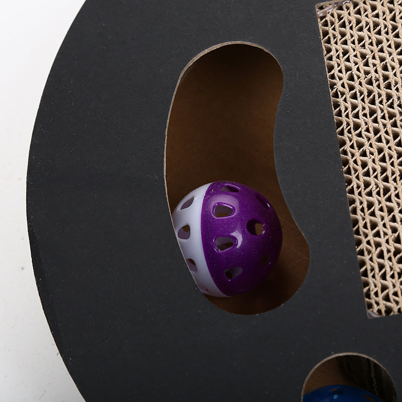Round cat scratcher
