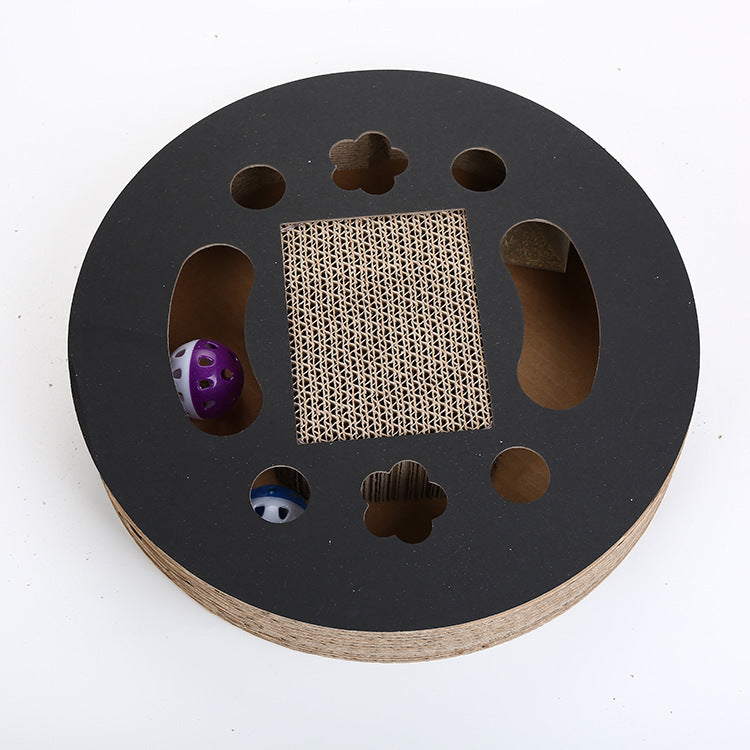 Round cat scratcher