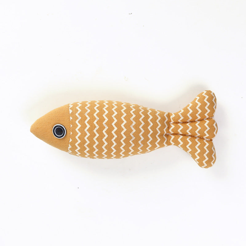 Bite Meow Fish Pillow
