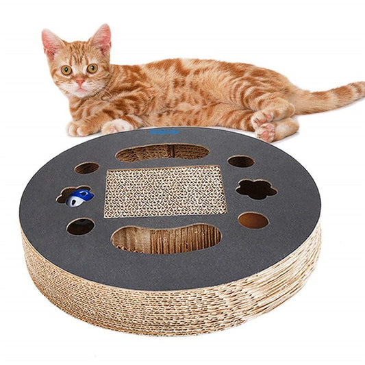 Round cat scratcher