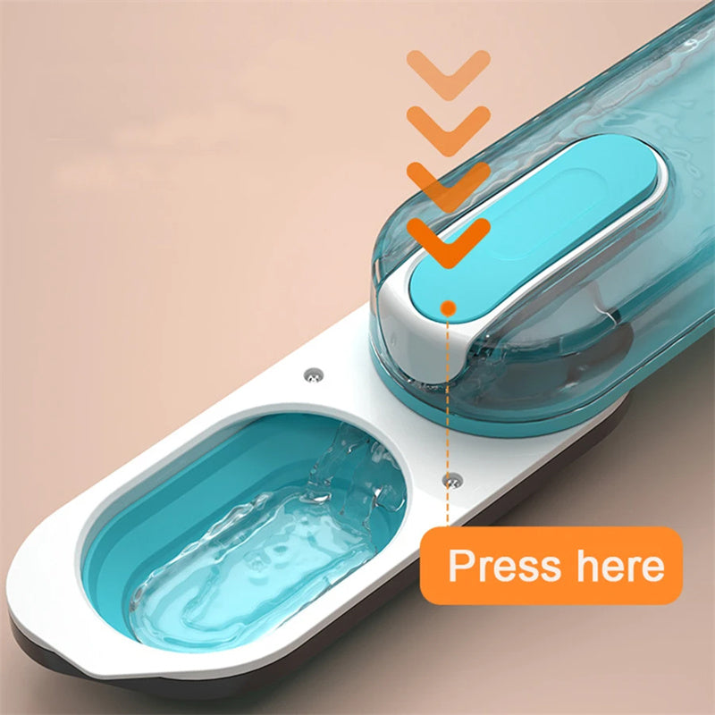 Dog Water Bottle Foldable Dog Water Dispenser For Outdoor Walking Portable Leak Proof Pet Water Bottle For Travel Dog Pet Products - PumpedPets