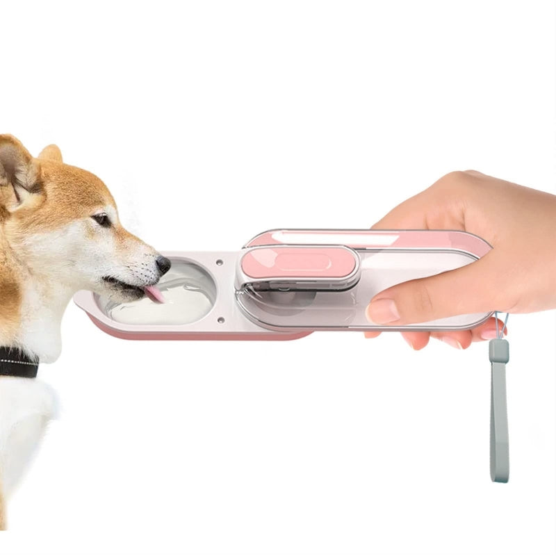 Dog Water Bottle Foldable Dog Water Dispenser For Outdoor Walking Portable Leak Proof Pet Water Bottle For Travel Dog Pet Products - PumpedPets